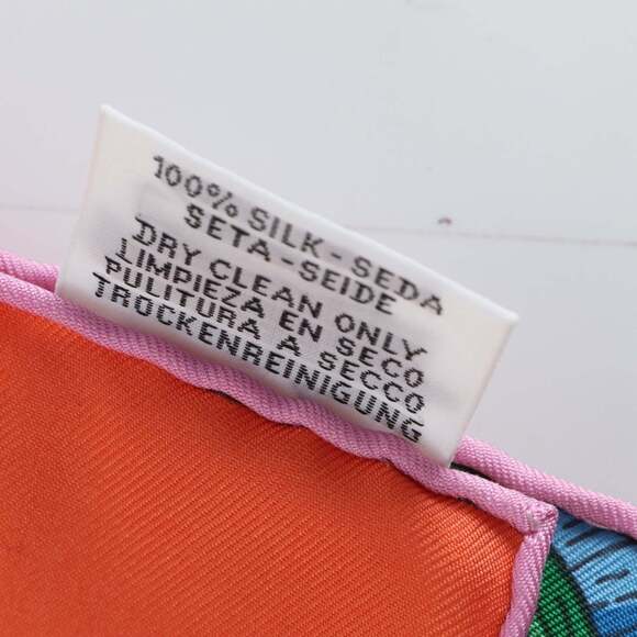 HERMES Authentic Black Silk Scarf - Picture 8 of 9